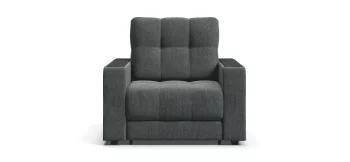 Кресло-кровать BOSS велюр Monolit графит