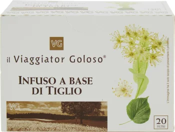 Чай травяной на основе липового цвета 20 пакетиков Il Viaggiator Goloso
