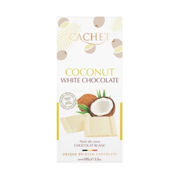Белый шоколад с кокосом Сachet