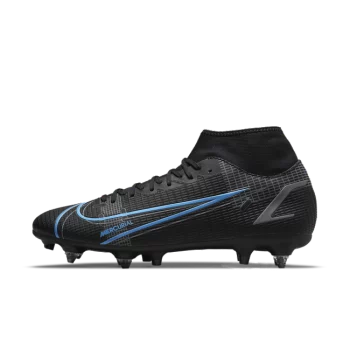 Футбольные бутсы для игры на мягком грунте Nike Mercurial Superfly 8 Academy SG-Pro AC - Черный