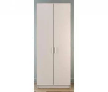 Шкаф для одежды НК мебель (двухдверный Хай-тек белый)